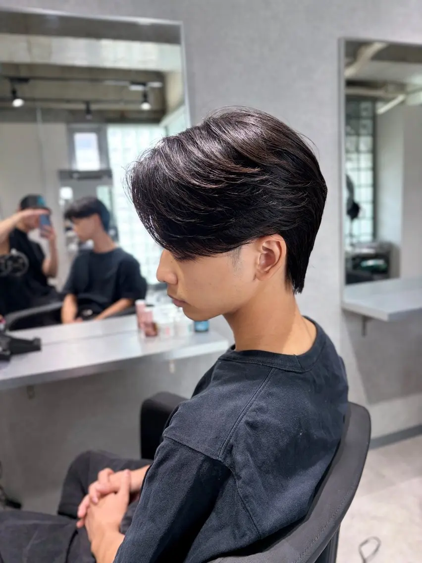 メンズ カット 縮毛矯正 曲がる縮毛矯正専門 /森隆之介のヘアスタイル