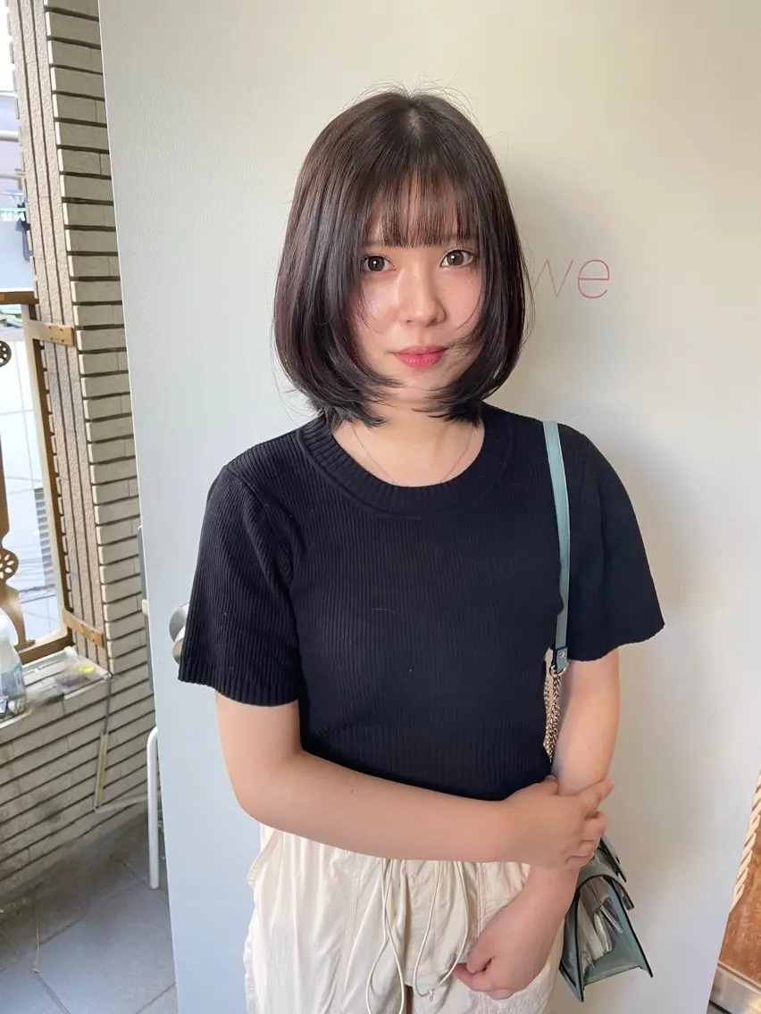 ショート カラー 透明感カラー ボブ レイヤーカット カット ヘアカラー トリートメント レイヤーカット🎀 kanaのヘアスタイル