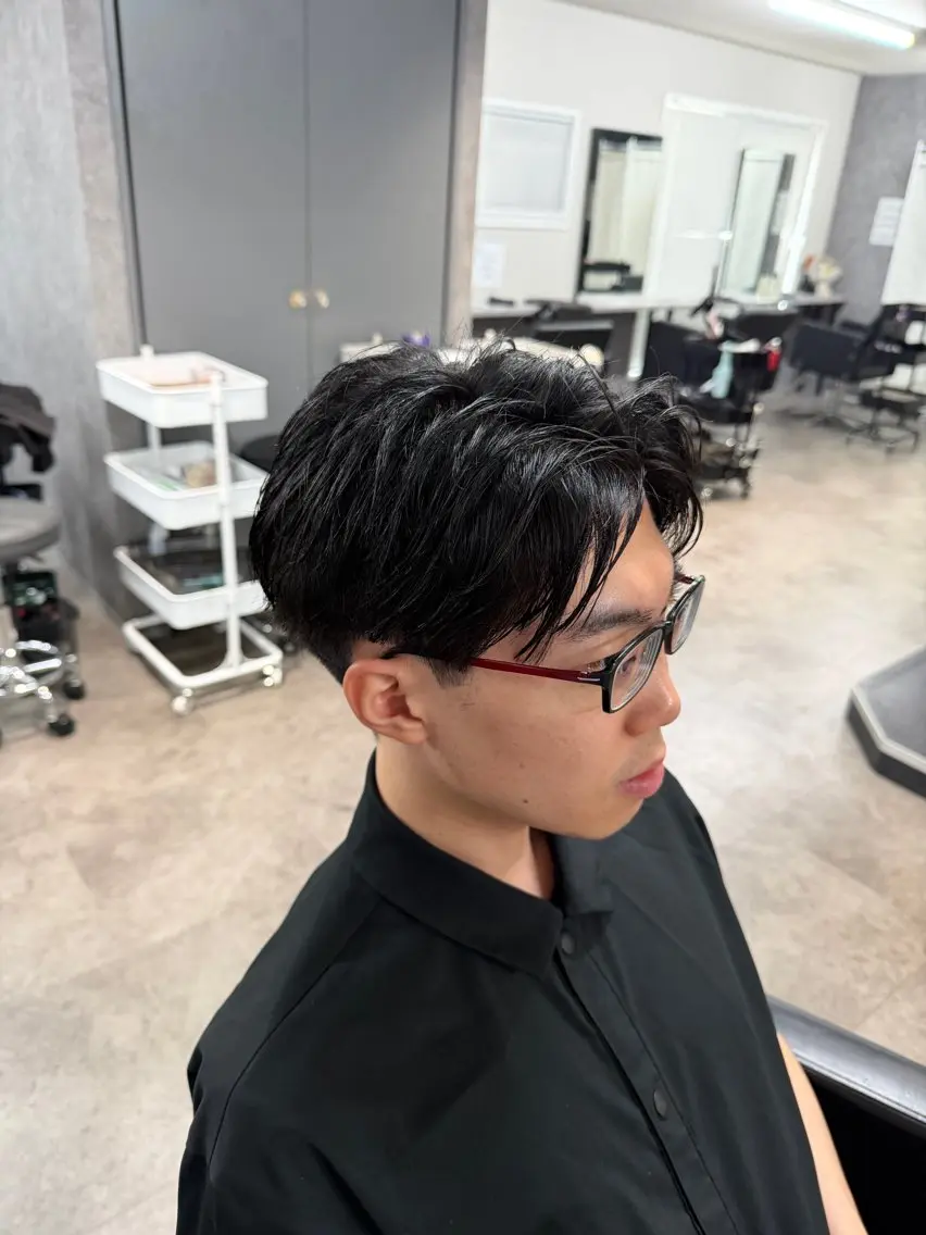 メンズ カット シャドウパーマ/立川 メンズ/コタロウのヘアスタイル
