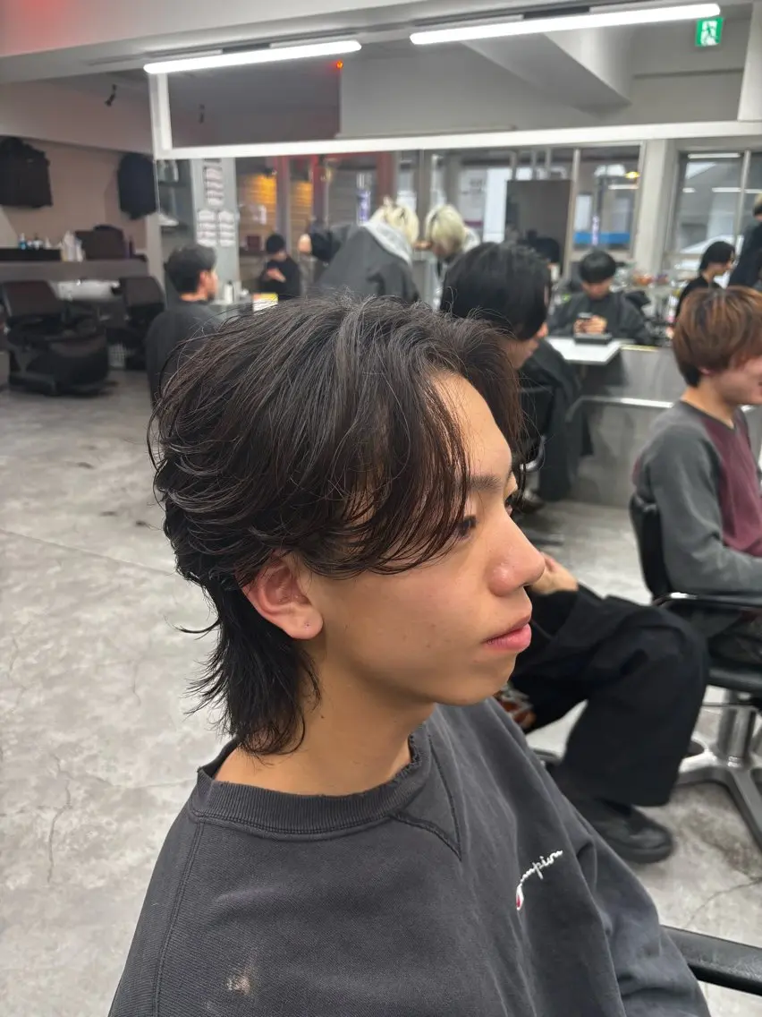 パーマ メンズ メンズ特化✨️ 韓国風パーマ🔥一八のヘアスタイル