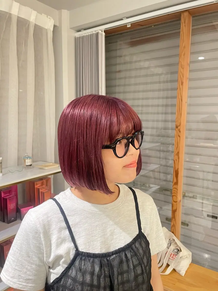 ミディアム カラー ボブ YARD. 瑞稀のヘアスタイル