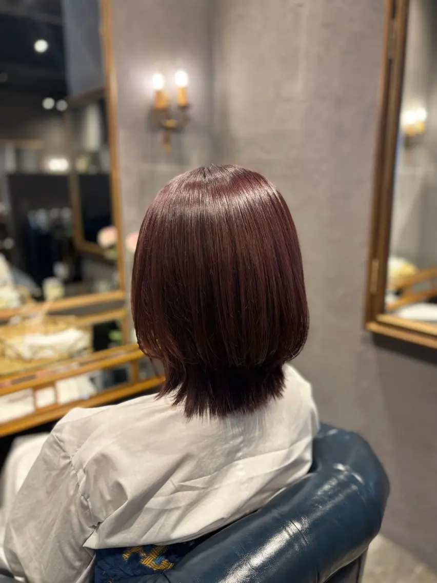 ミディアム Nanaka Luana  難波店のヘアスタイル