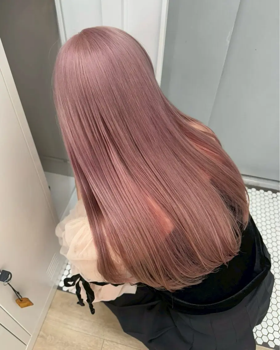 ロング カラー ヘアカラー 柏木 理那のヘアスタイル