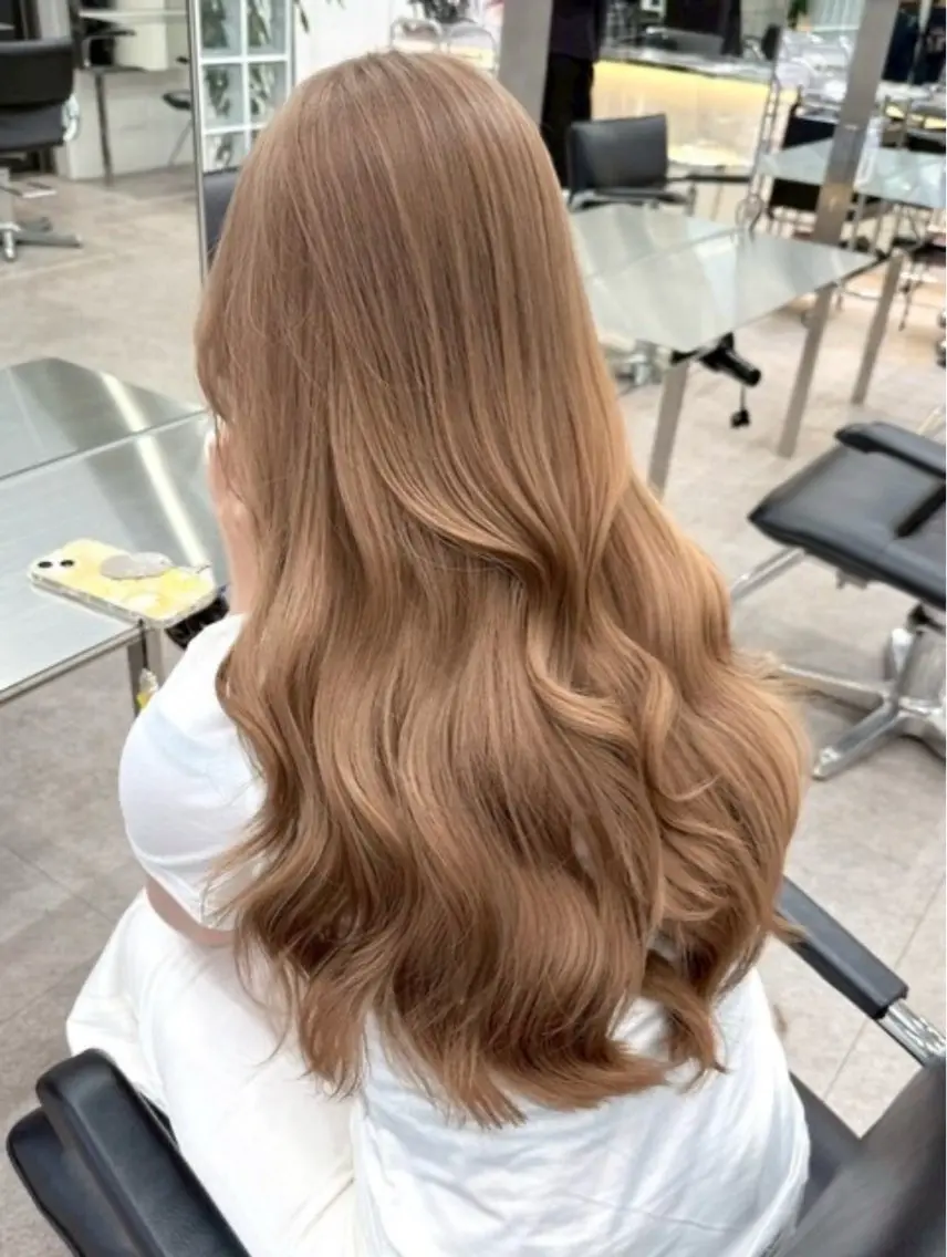 カラー ベージュカラー ブリーチ 透明感カラー ダブルカラー ハイトーンカラー ヘアカラー あつき/パーマ/縮毛 /ブリーチ特化🌟のヘアスタイル