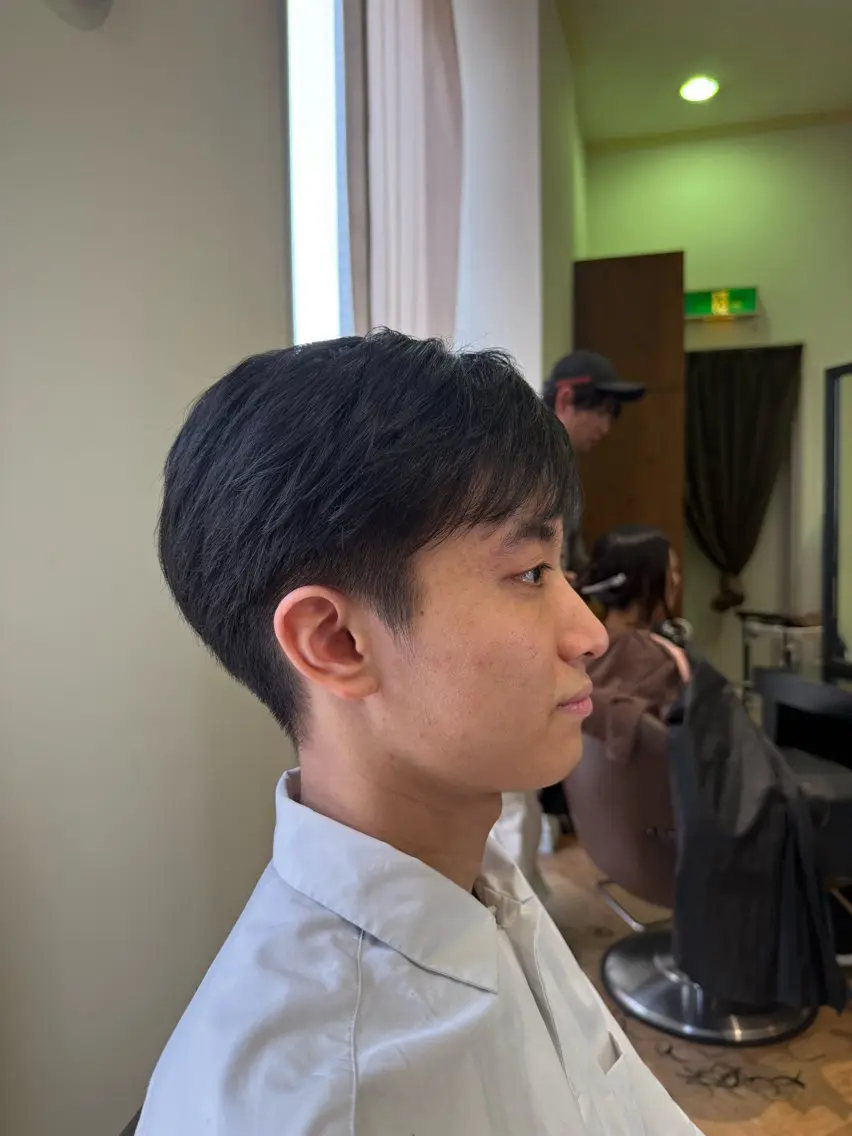 ショート メンズ メンズ就活ヘア ツーブロック ショートヘア 溝口 槙里也のヘアスタイル