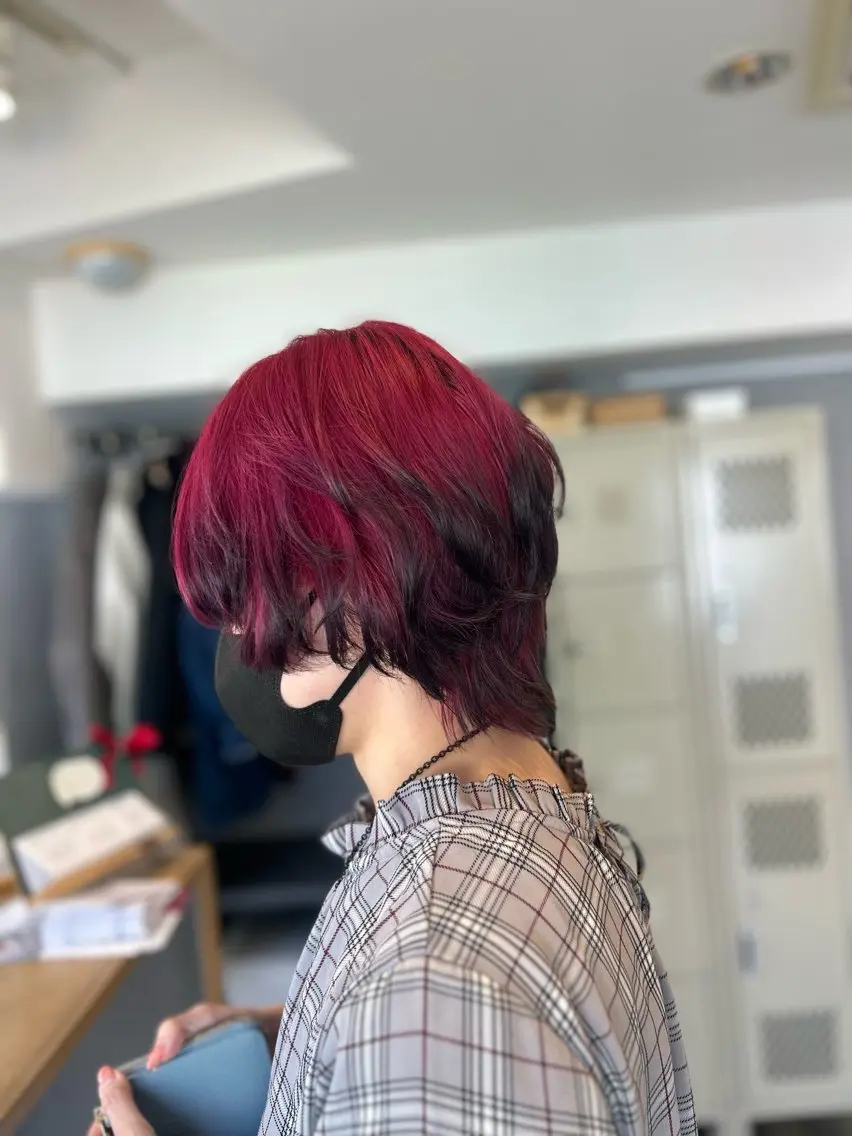 ショート ショートヘア ヘアカラー 🤎指名No.1原宿 表参道coii日向花のヘアスタイル