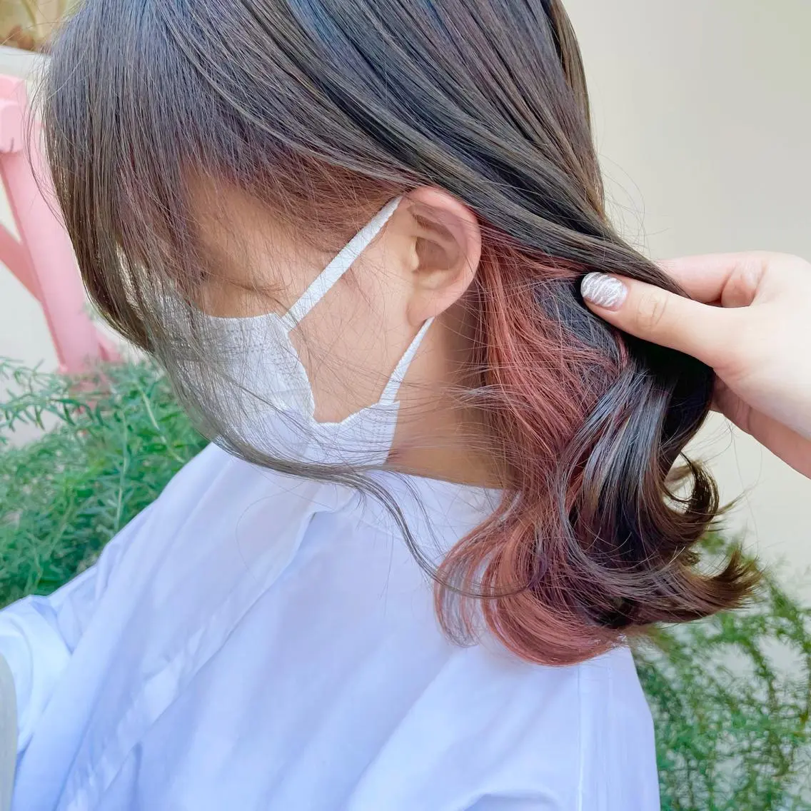 ミディアム カラー newi梅田🫧韓国 ヘア🫧sakiのヘアスタイル