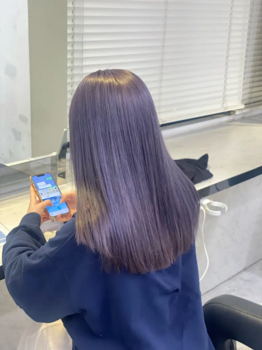 カラー トリートメント ♥️韓国風透明感 暖色misa♥️のヘアスタイル