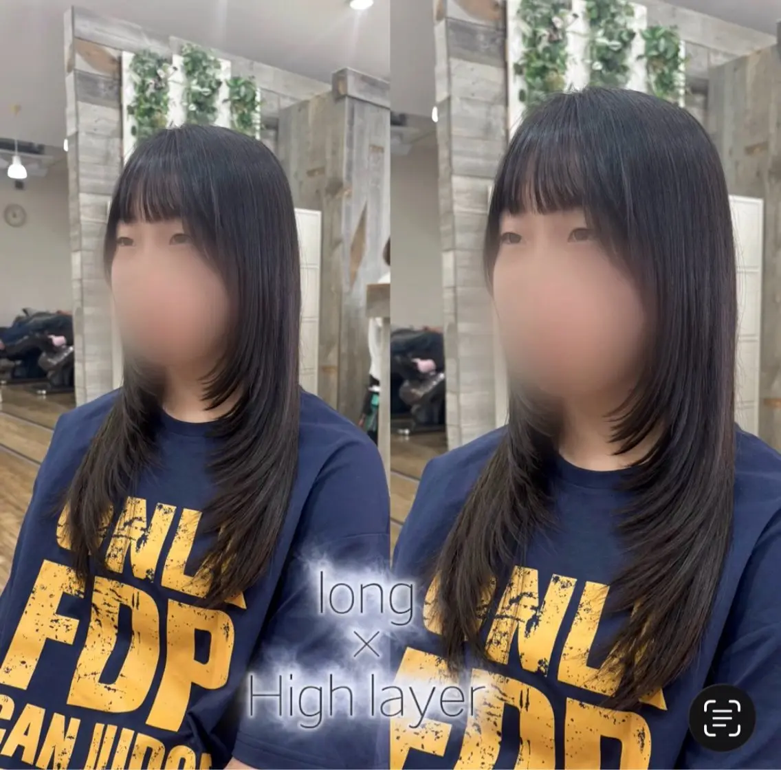 ロング カット トリートメント ✨K+plus✨ みのり✨のヘアスタイル