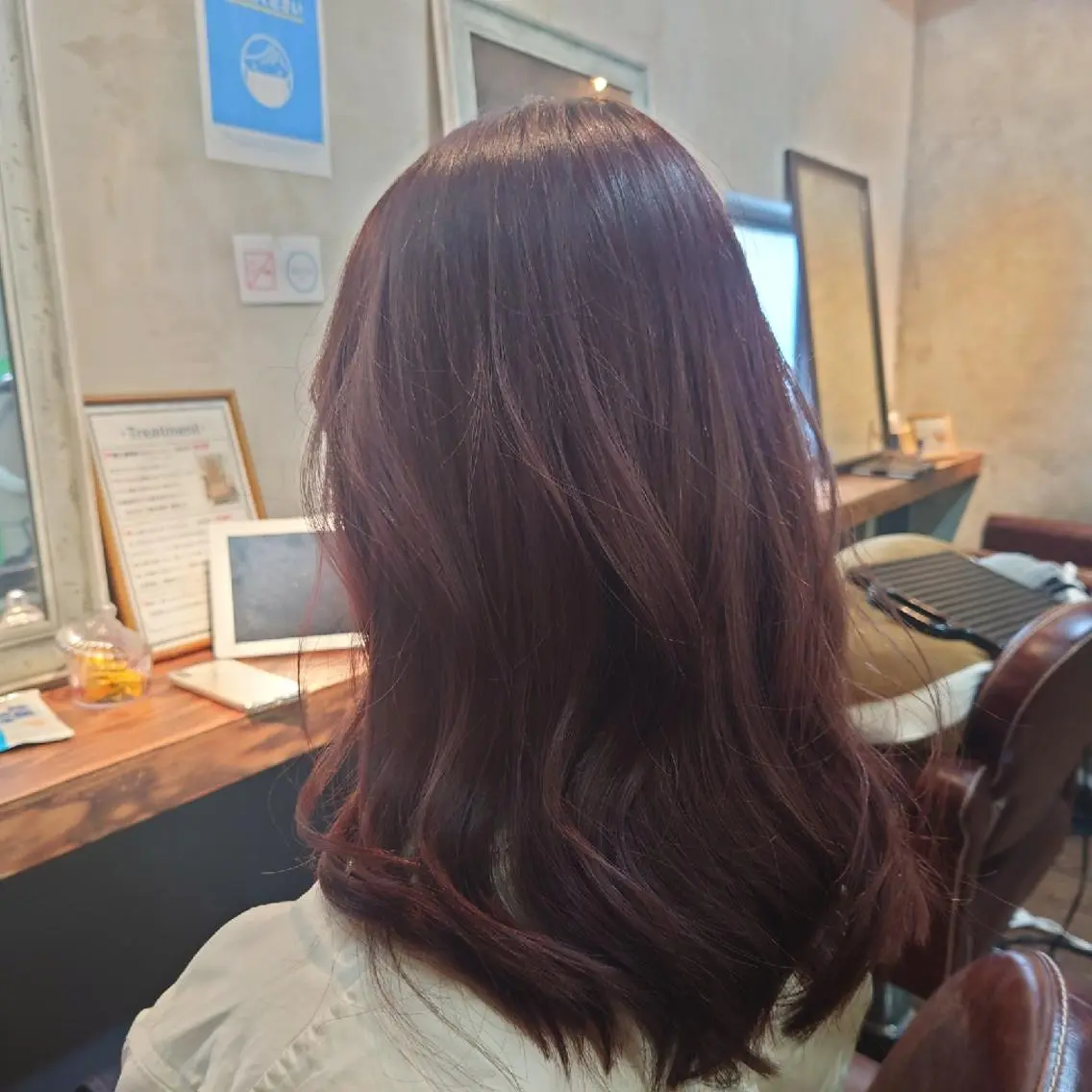 ロング カラー カット ヘアカラー トリートメント 渡邊達也/ハイライト /バレイヤージュのヘアスタイル