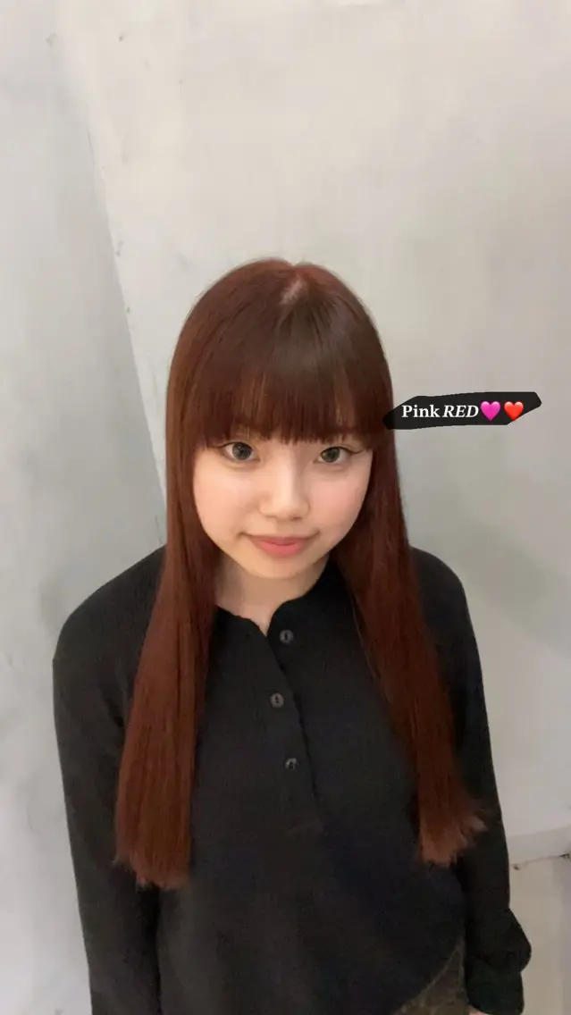 ロング カラー ヘアカラー トリートメント 🎀リ お🎀 カット/縮毛矯正のヘアスタイル