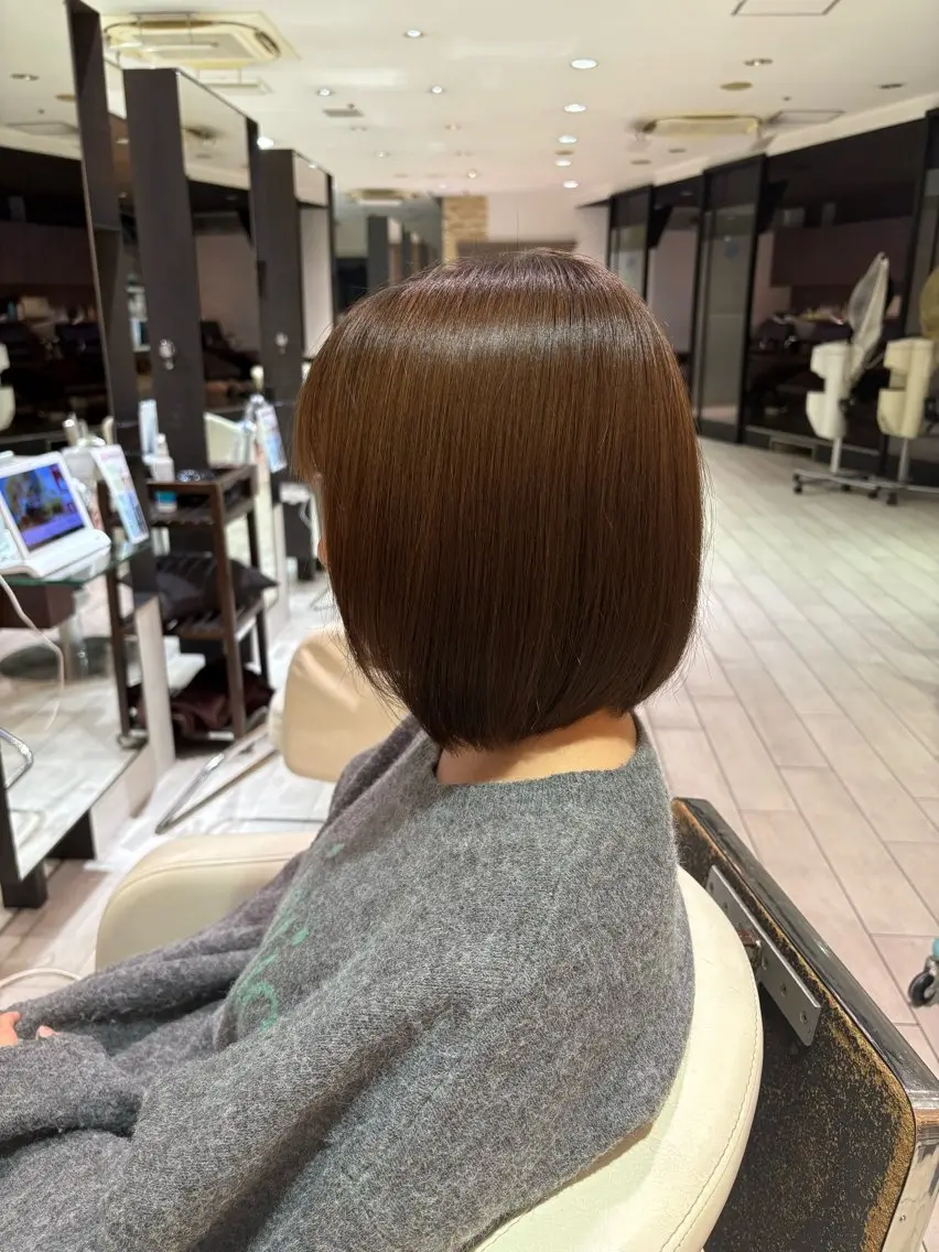 ミディアム トリートメント 土田 アキナのヘアスタイル