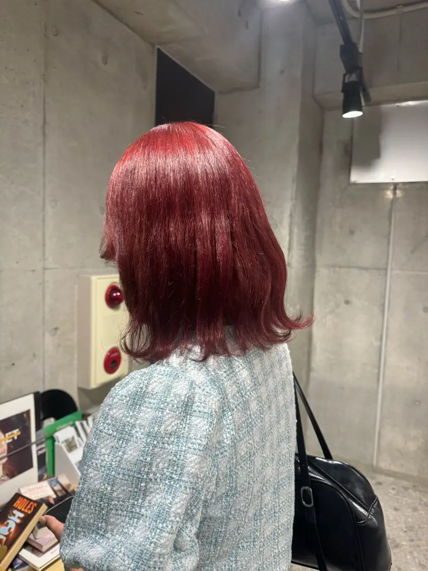 ミディアム ヘアカラー 🎀ダブルカラー hinata🎀のヘアスタイル