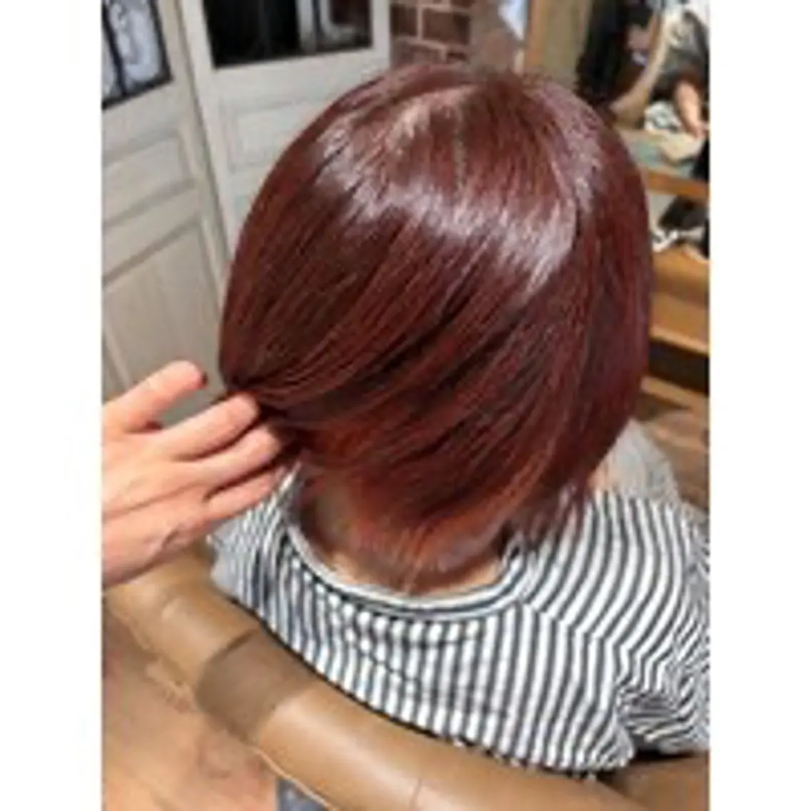 ミディアム カット ヘアカラー メンズモデル🫧 高口小春のヘアスタイル