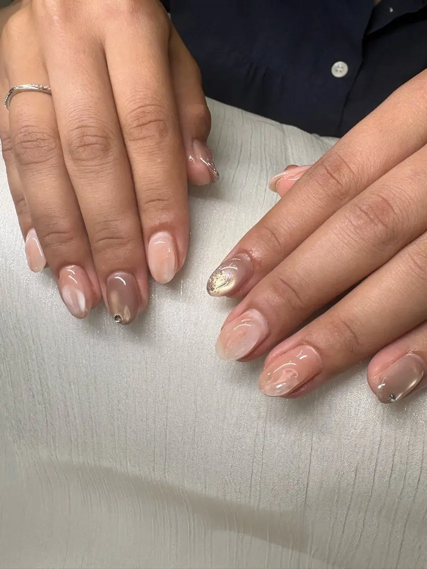 ネイル 持ち込み glowé Runaのネイルデザイン