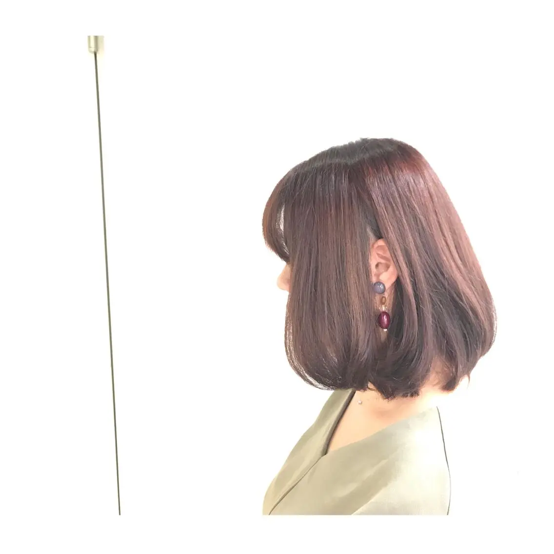 ミディアム カラー 30代からの大人 ショートのヘアスタイル