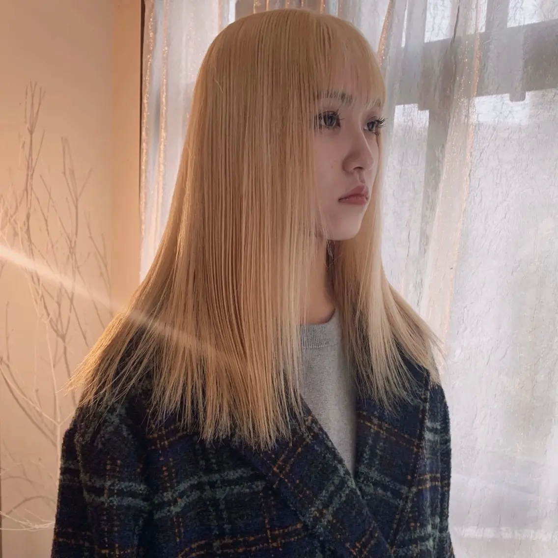 ロング ヘアカラー 中村 功樹のヘアスタイル