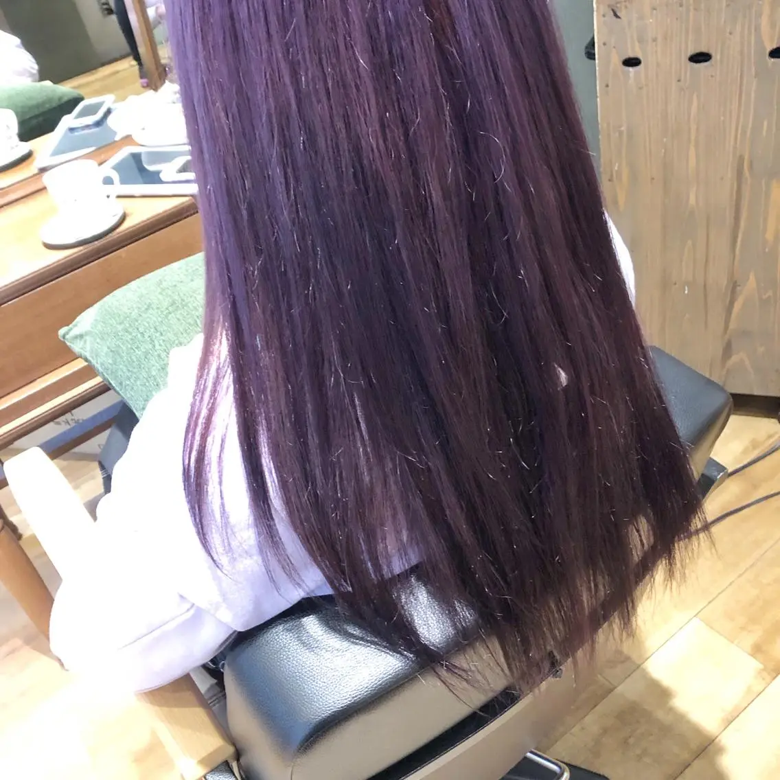 ロング カラー ダブルカラー ラベンダーカラー バイオレットカラー ◇おの あすか◇のヘアスタイル