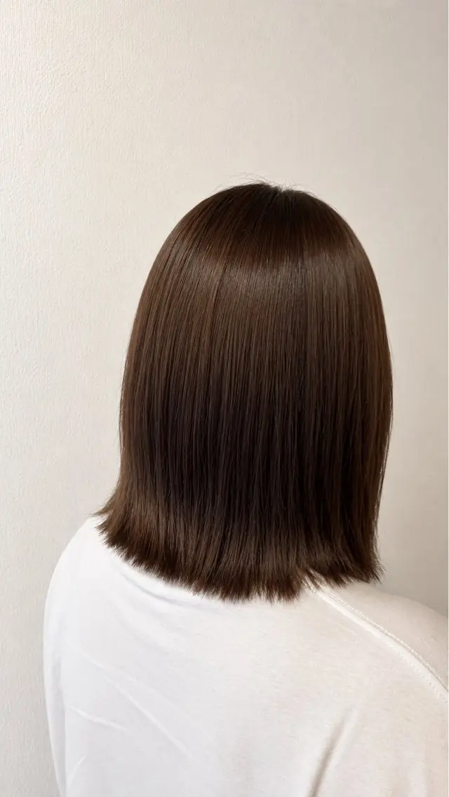 カラー ♻️ブリーチなし カラー♻️のヘアスタイル