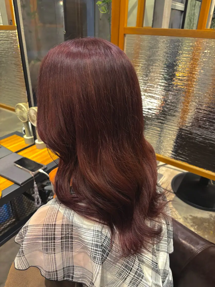 セミロング カラー ヘアカラー 成澤 幸奈のヘアスタイル
