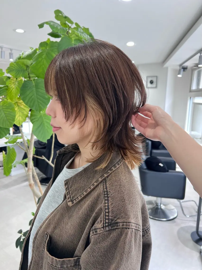 ミディアム カット トリートメント ヘアセット 🖤:抜け感×大人 スタイル/Aoiのヘアスタイル