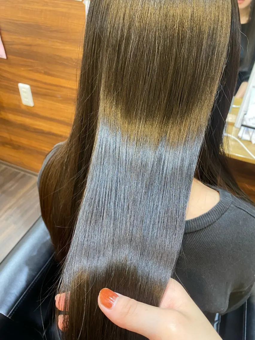 ロング 髪質改善 杉宮 慧美のヘアスタイル
