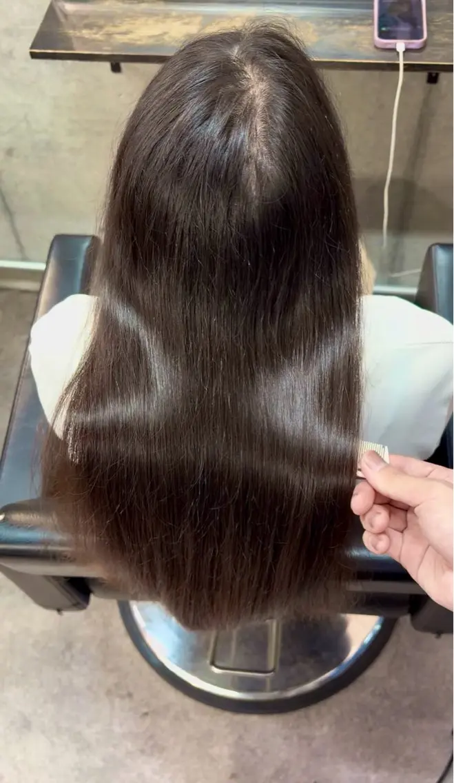 ロング カラー 髪質改善 カット ヘアカラー トリートメント ヘッドスパ 🫧髪質改善 縮毛矯正特化🫧中西のヘアスタイル