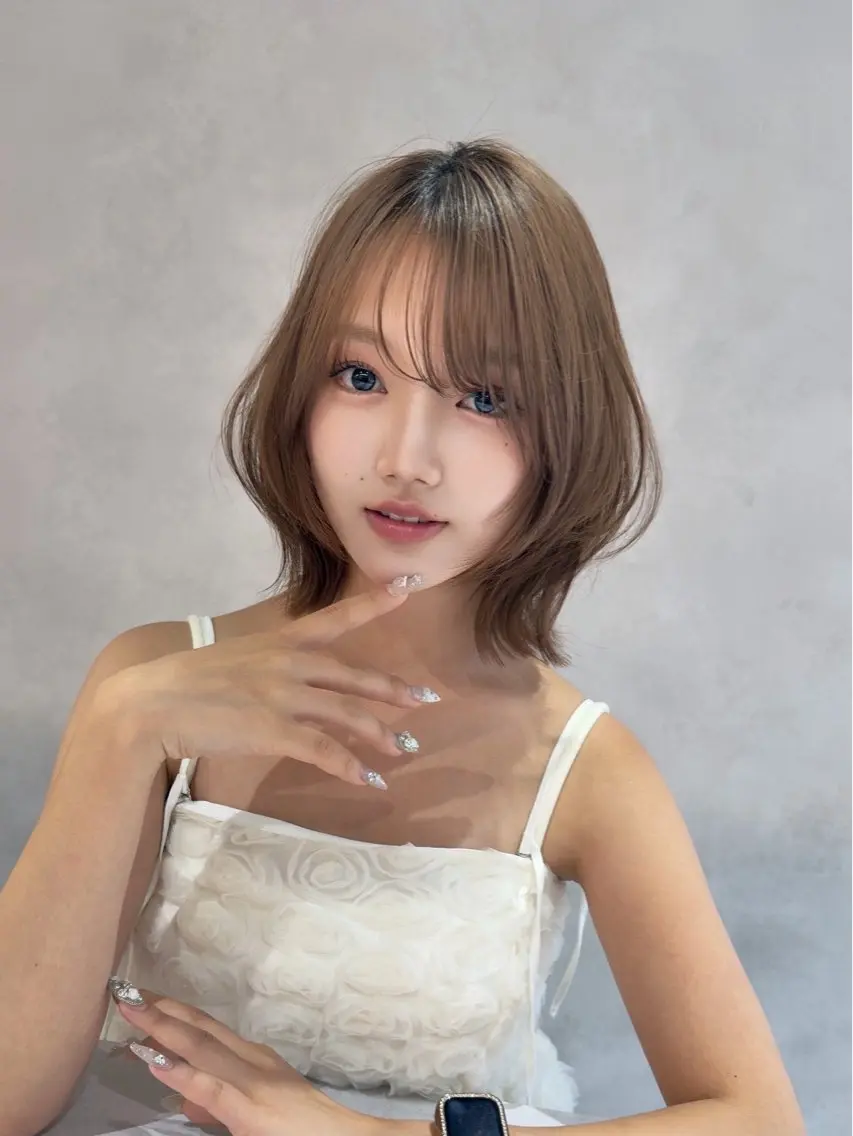 カラー ブリーチ 透明感カラー ハイトーンカラー レイヤー/ハイトーン 🍎森貝洋亮🍎のヘアスタイル