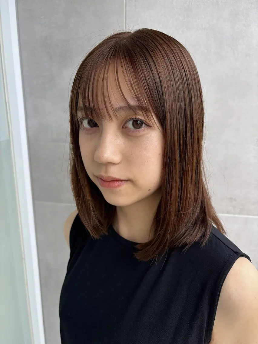 【ブリーチなし🧪】ダブルカラーでツヤ髪チェンジ✨の写真