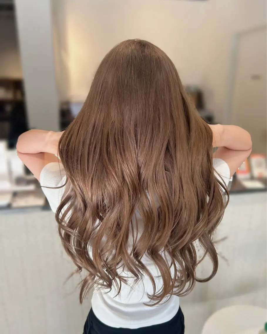 ロング ヘアカラー 💎韓国カラー Giness坂下巧のヘアスタイル
