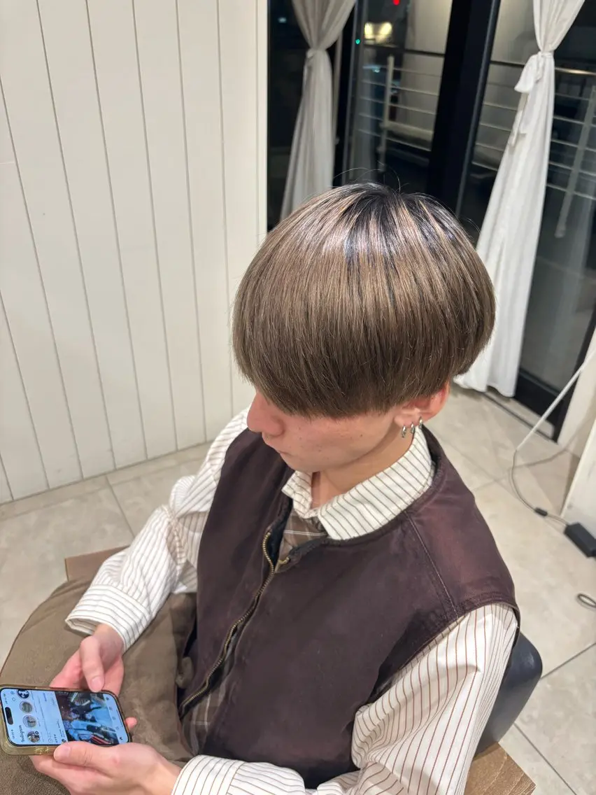 【ミニモ限定価格‼️】メンズカット+ヘアカラーの写真