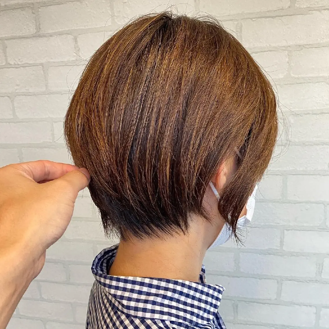 ショート 若松 亜希のヘアスタイル