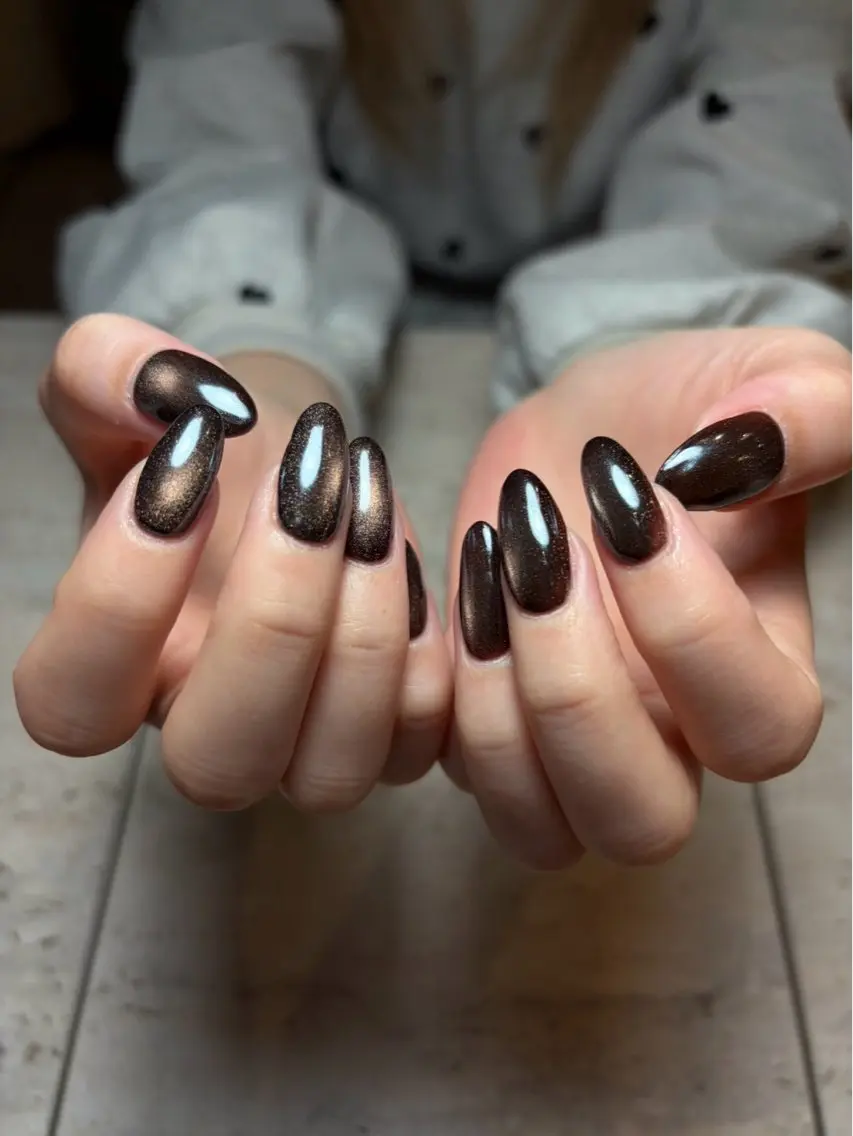ネイル フレンチネイル マグネットネイル ニュアンスネイル シンプルネイル 春ネイル ハンドネイル LINEA.nail STUDIOのネイルデザイン