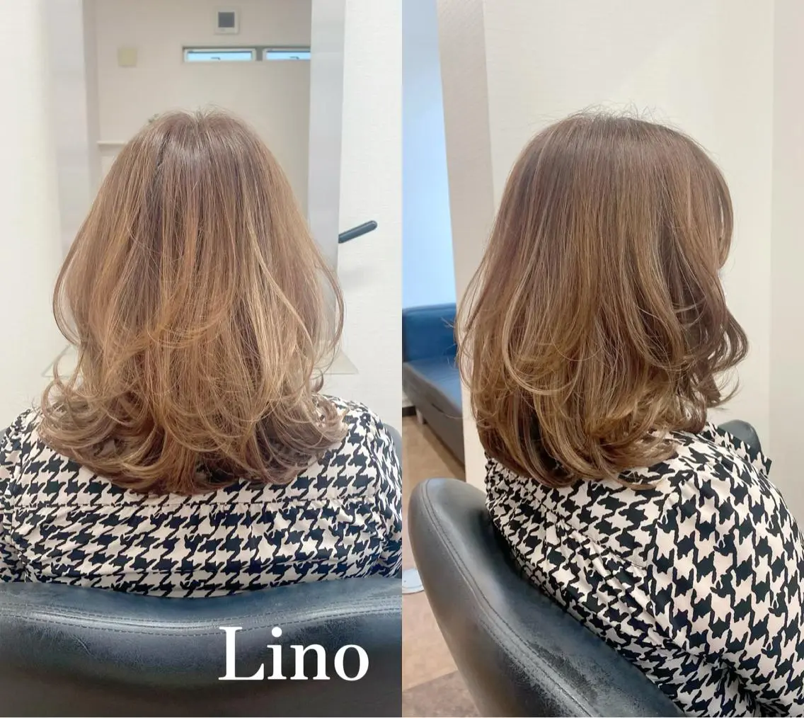 ミディアム 戸川 浩子のヘアスタイル