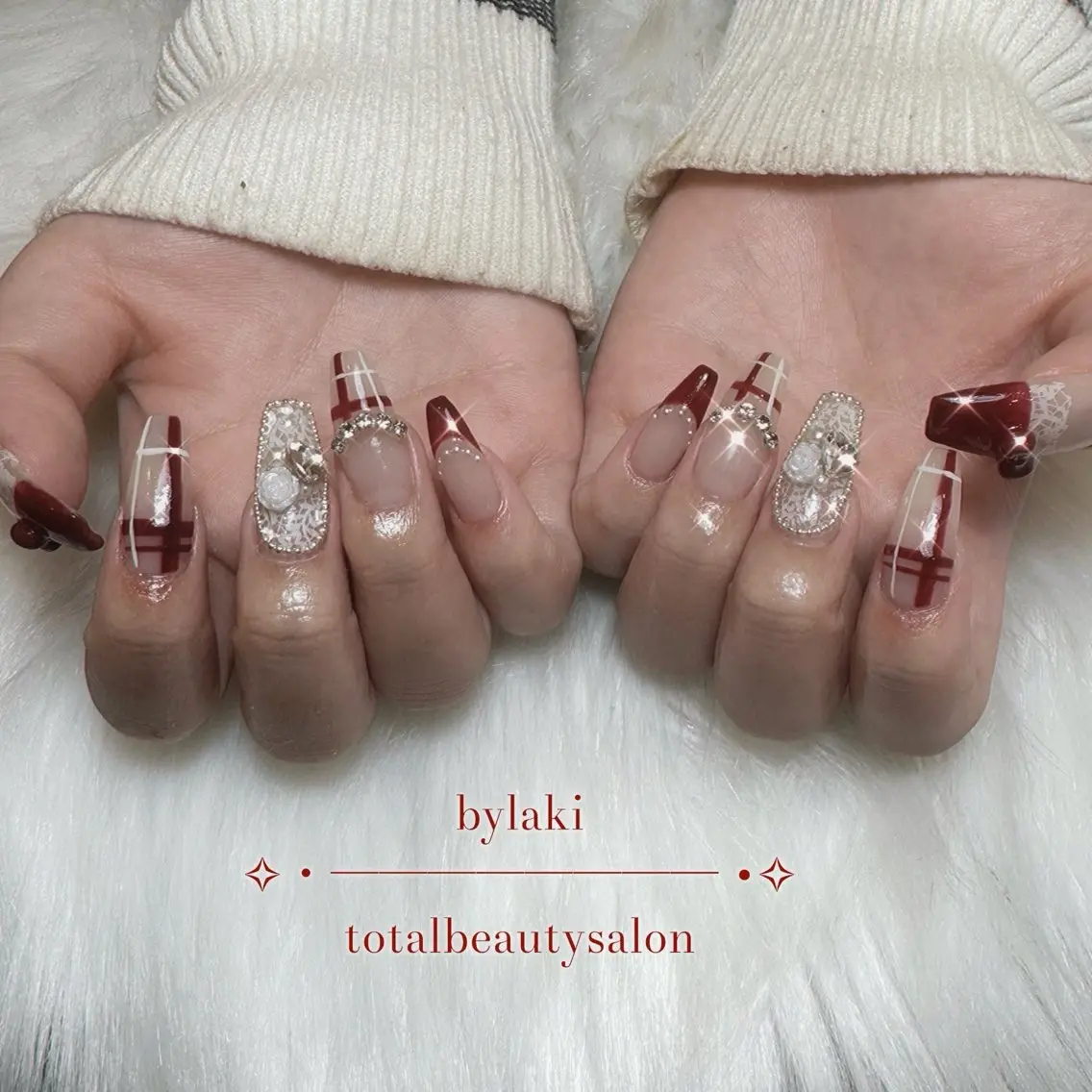 ネイル ワンホンネイル ハンドネイル bylaki🌈 RENAのネイルデザイン