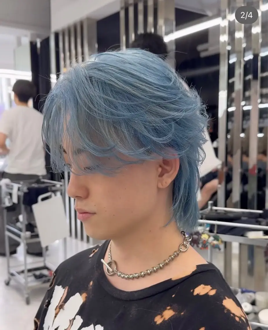 ミディアム ヘアカラー トリートメント ヘアセット 蛯原 興輝のヘアスタイル