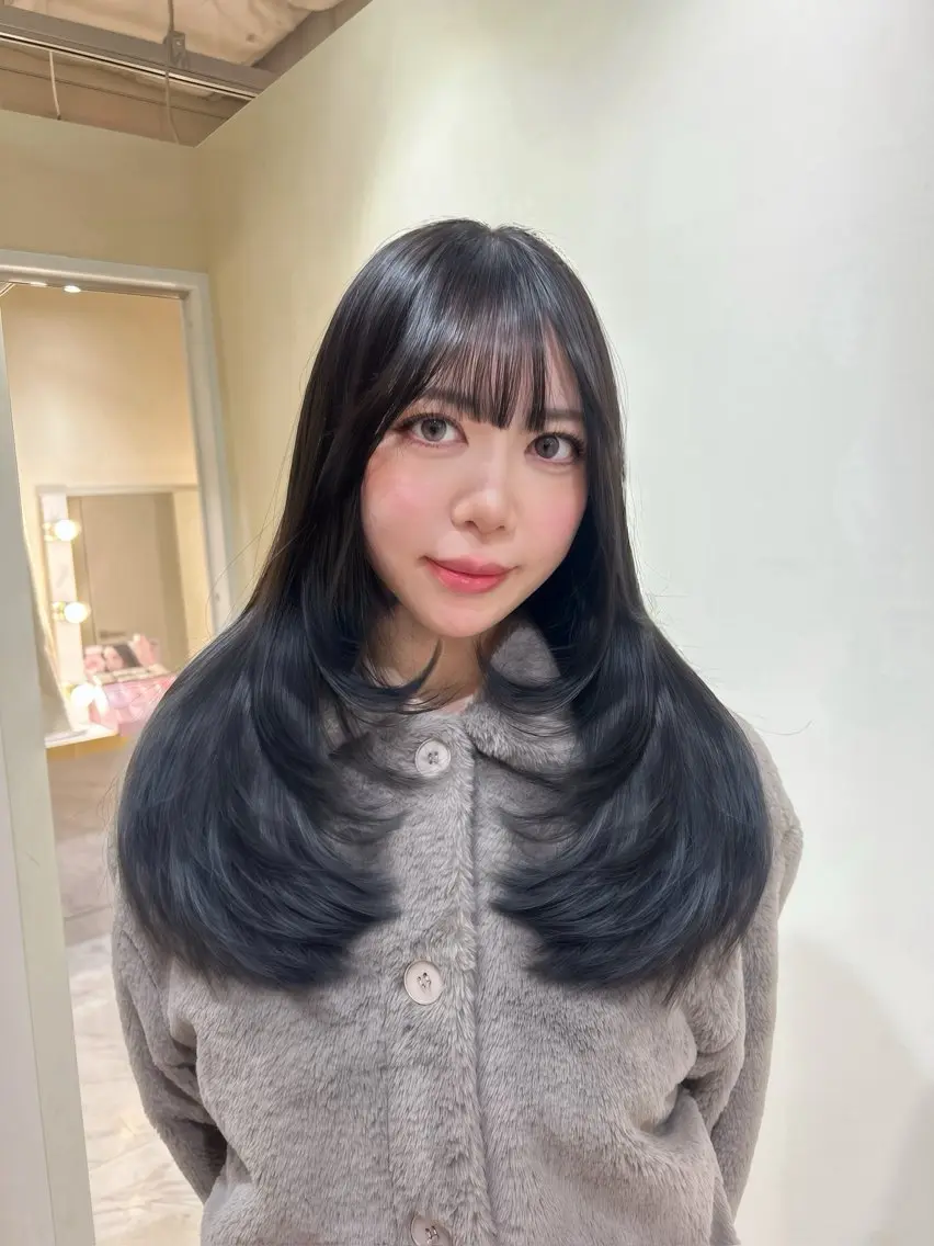 ロング hiyori🎀 トレンドレイヤーのヘアスタイル