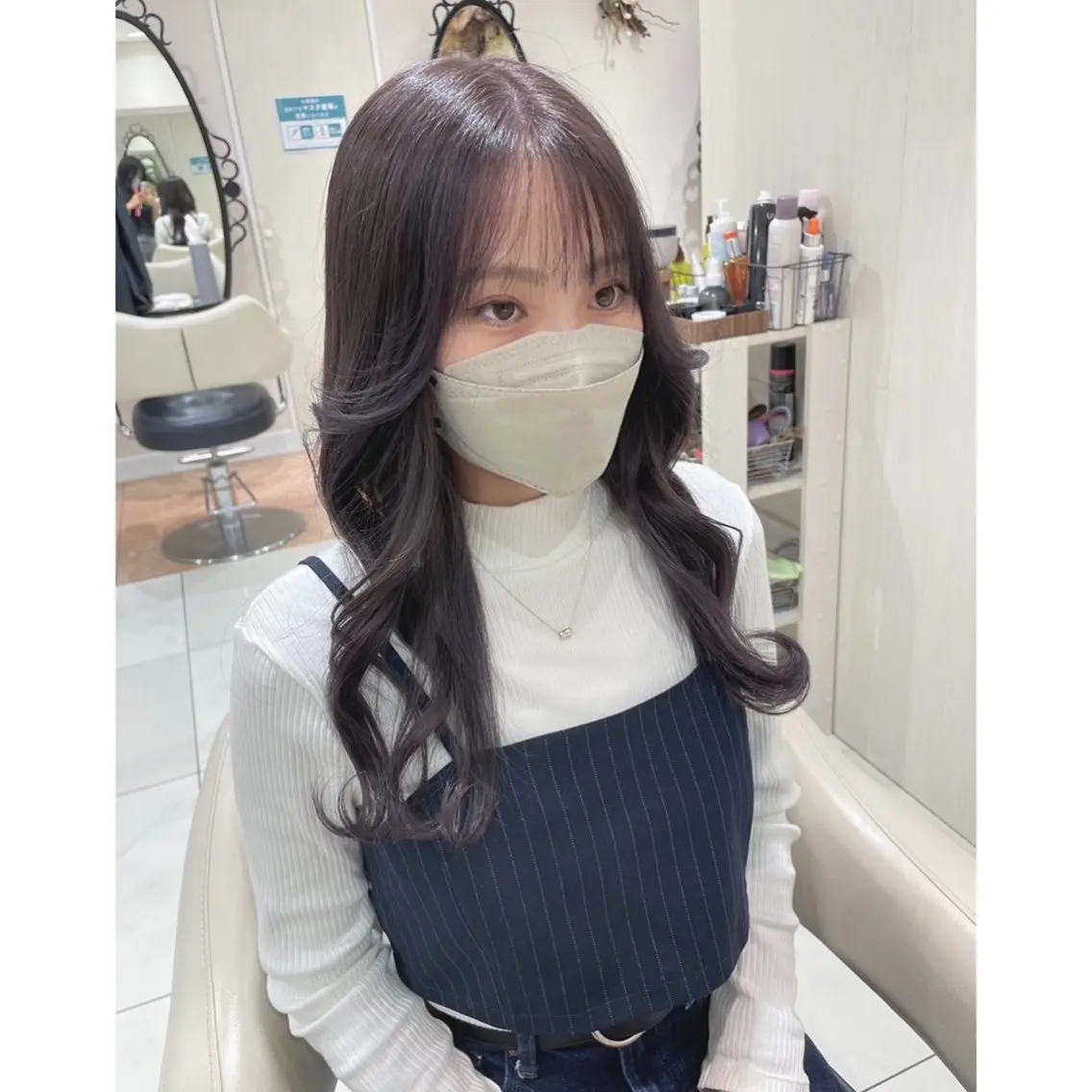 ロング カラー 韓国ヘア 🎀中川綾乃🎀のヘアスタイル