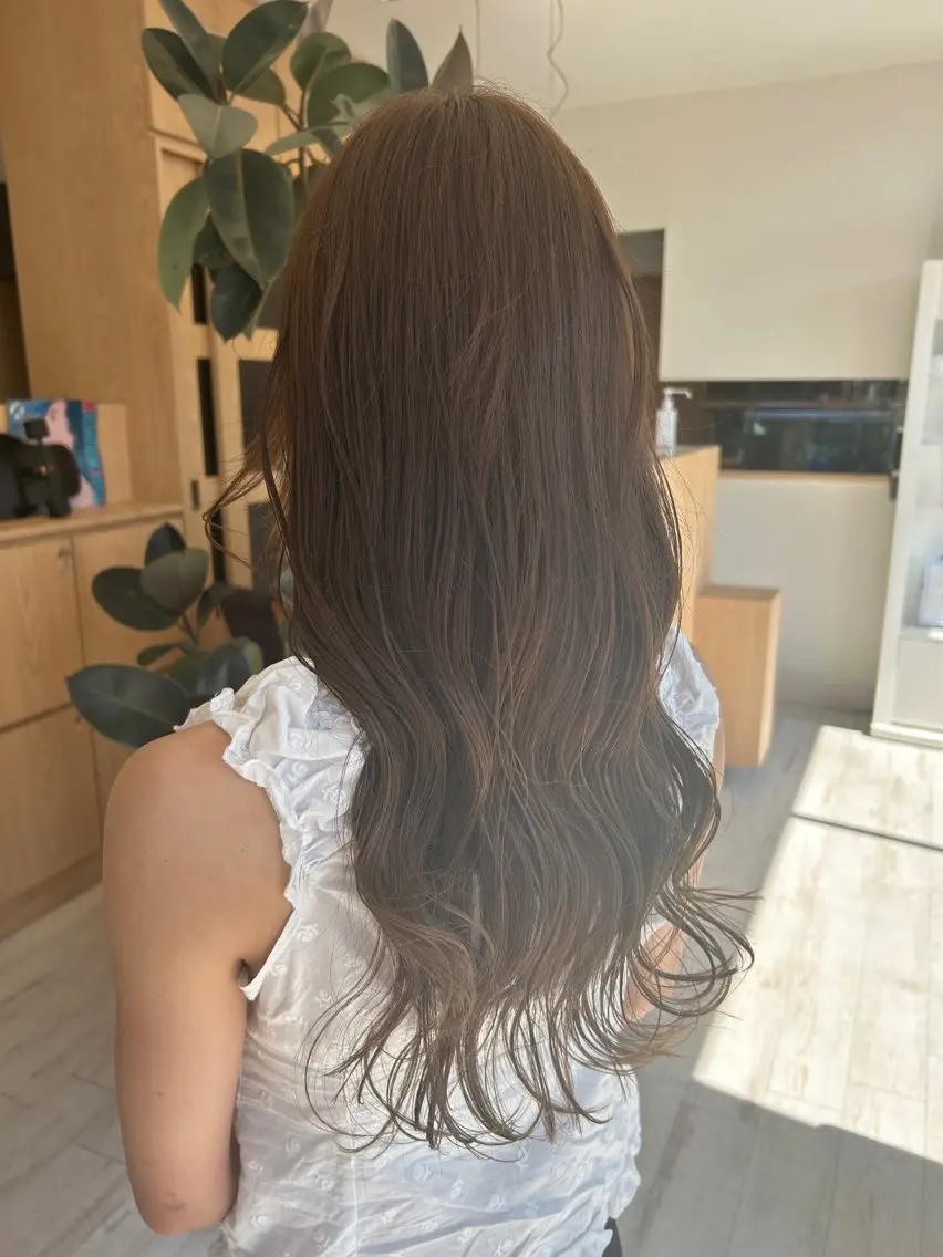ロング カラー ブラウンカラー Hattori Ryukiのヘアスタイル