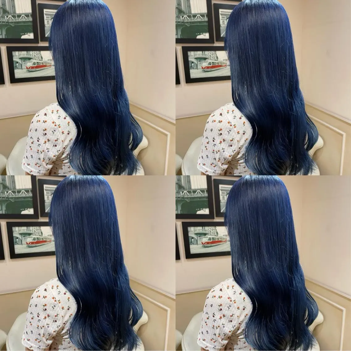 ロング カラー ブルーカラー 🌟トップデザイナー 高橋🌟のヘアスタイル