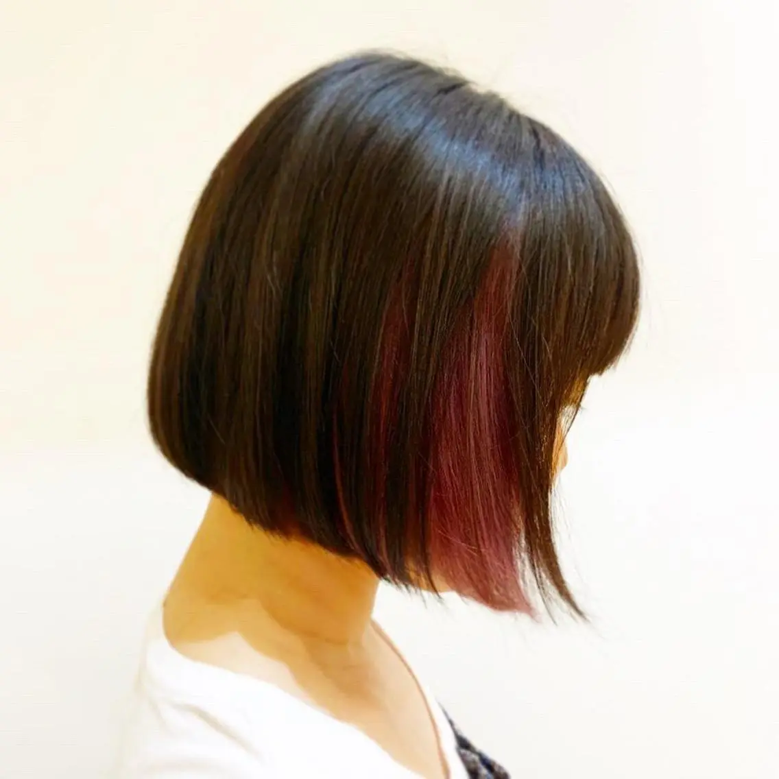 ミディアム カラー ヘアアレンジ 🌸MAYU🌸 ハイトーン➕レイヤーのヘアスタイル