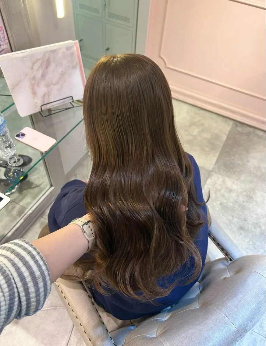 ロング ヘアカラー 透明感/艶カラー 💘Hanaのヘアスタイル
