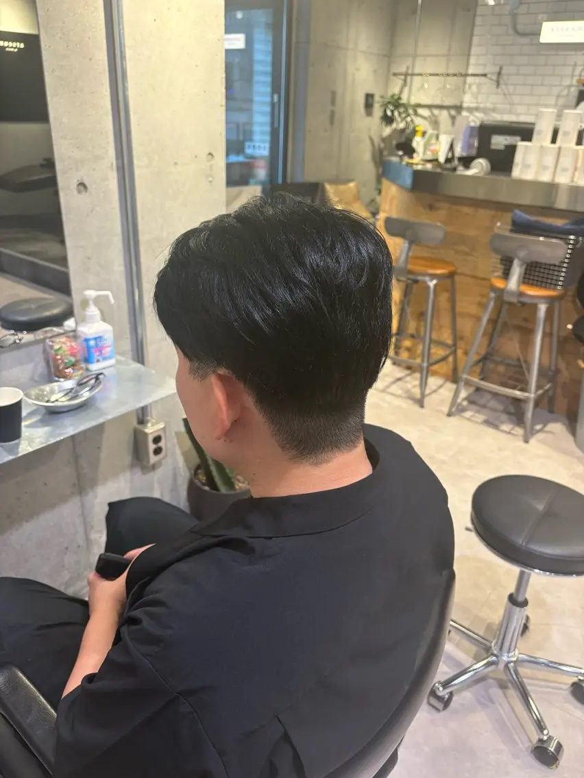 メンズ カット 韓国ヘアー🇰🇷 MIWAのヘアスタイル