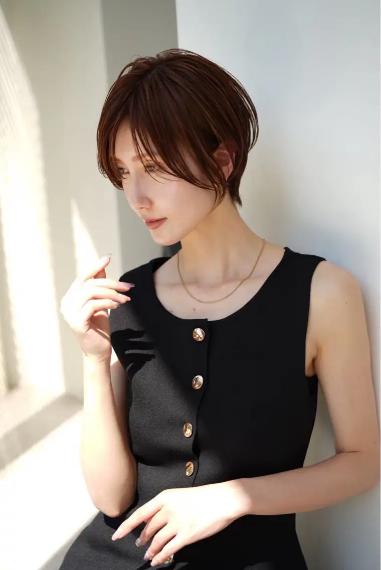 ショート カラー 加賀 千聖 /soigneのヘアスタイル