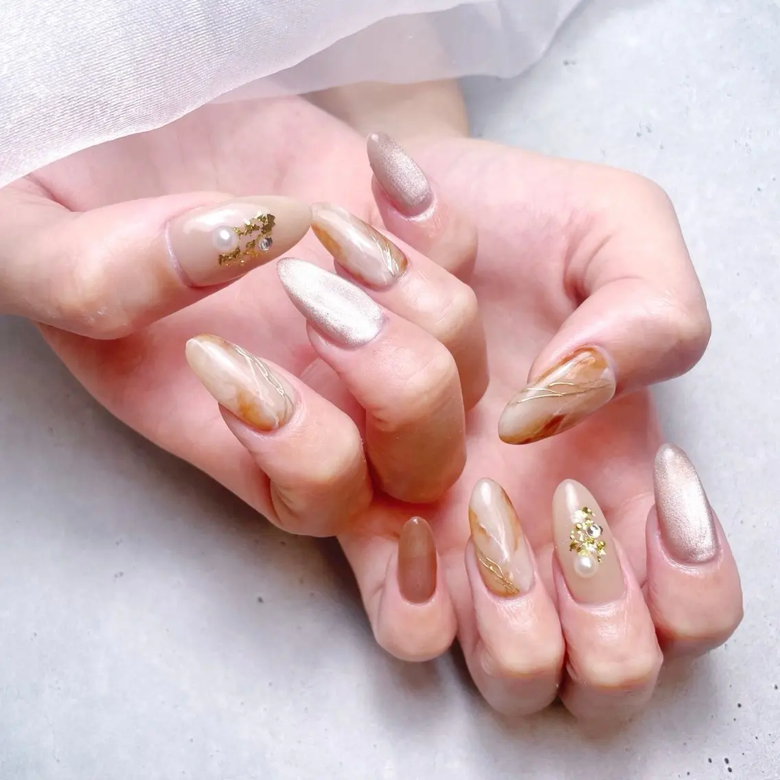 ネイル ハンドネイル 🤎Yun nail salon🤎のネイルデザイン