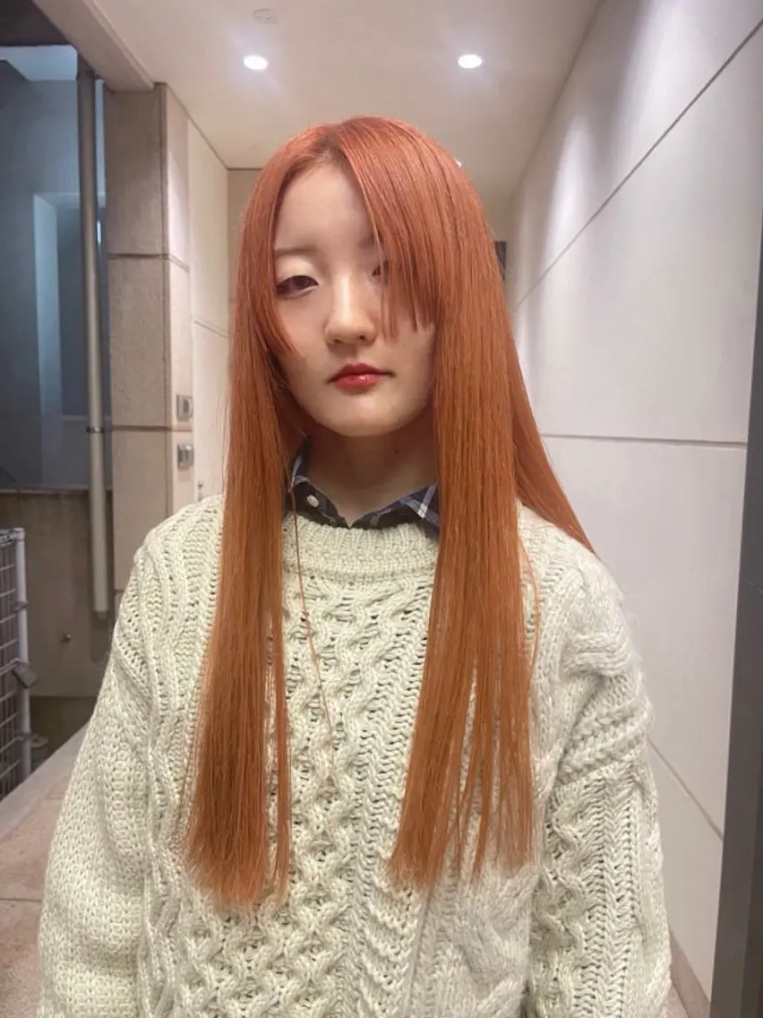ロング カラー フジヤ サイタのヘアスタイル