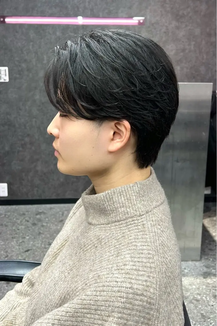 ショート カラー メンズ カット ヘアセット メンズスタイリスト 前田雄輝のヘアスタイル