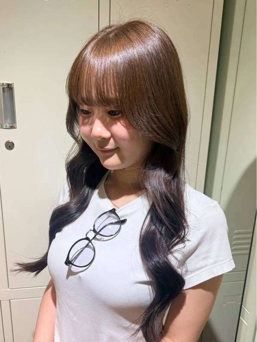 ロング カラー カット ヘアカラー 🌟やまざき ひかる🌟のヘアスタイル