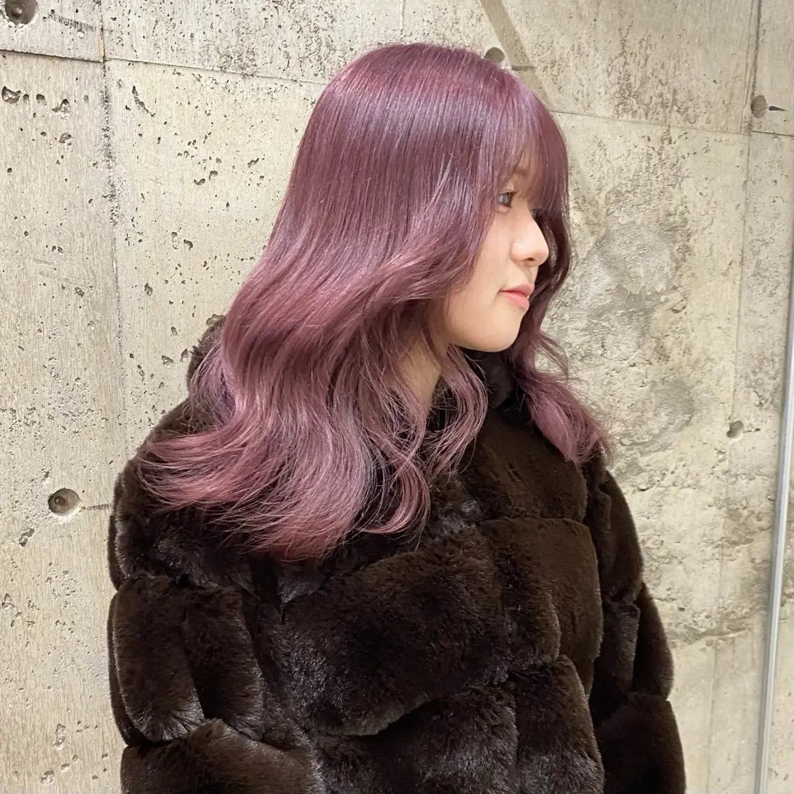 カラー ピンクカラー ヘアカラー souco/ moenoのヘアスタイル