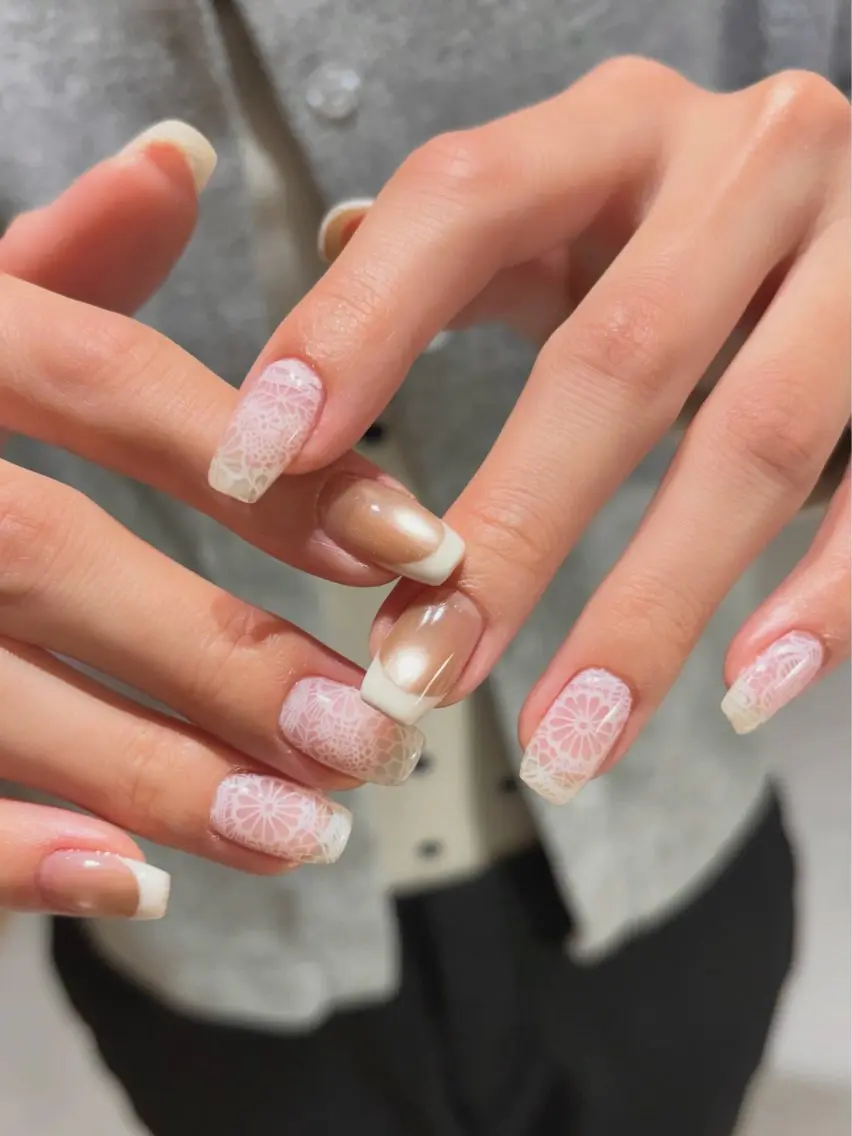 ネイル レース ハンドネイル lou nailのネイルデザイン